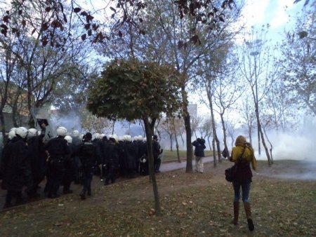 Ölüm orucuna destek eyleminde arbede