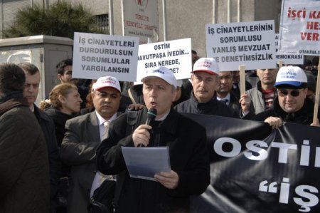 Ölümlü İş Kazaları Protesto Edildi