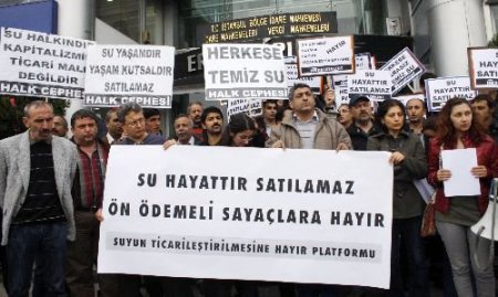 Ön Ödemeli Kartlı Sayaç Uygulaması Protesto Edildi