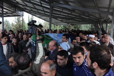 Organları bağışlanan minik Ali Utku, Demirspor formasıyla uğurlandı