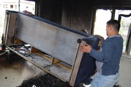 Orhaneli’nde elektrik prizinden çıkan yangın korkuttu