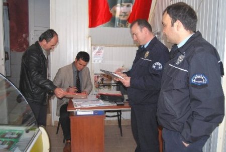 Orhaneli’nde sigara denetimi