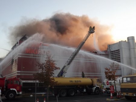 Orion’daki yangın 3 saatte kontrol altına alındı