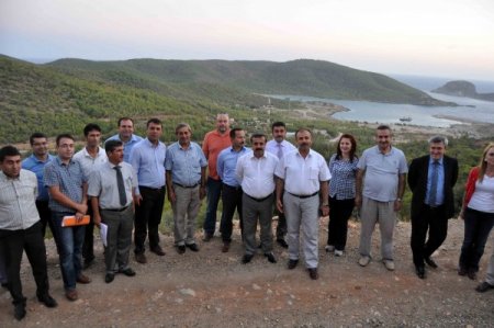 Orman Genel Müdürlüğü yöneticileri, Akkuyu Nükleer Sahası’nı gezdi