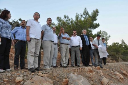 Orman Genel Müdürlüğü yöneticileri, Akkuyu Nükleer Sahası’nı gezdi