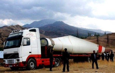 Orta Asya’nın ilk rüzgâr türbini Özbekistan’da kuruldu