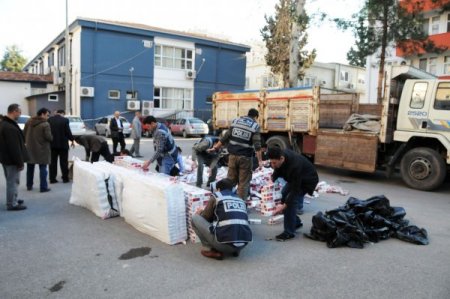Osmaniye’de 21 Bin 423 Paket Kaçak Sigara Ele Geçirildi