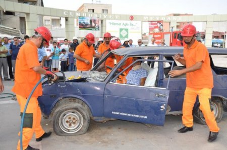 Osmaniye'de İtfaiyeciler Haftası kutlandı