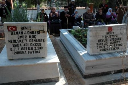 Osmaniye'deki Şehit Mezarları Başında Duygulu Anlar Yaşandı