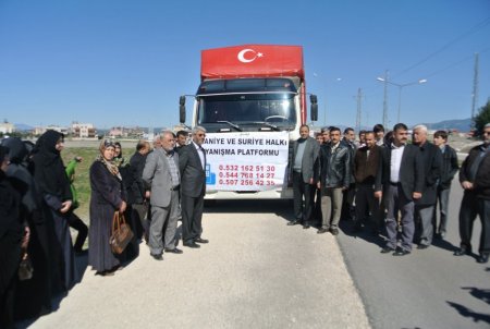 Osmaniye’den Suriye'ye un yardımı