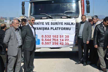 Osmaniye’den Suriye'ye un yardımı