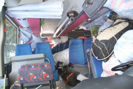 Otobüs Devrildi: 13 Yaralı