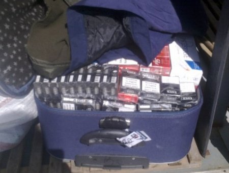 Otobüsle sigara kaçakçılığına polis engeli