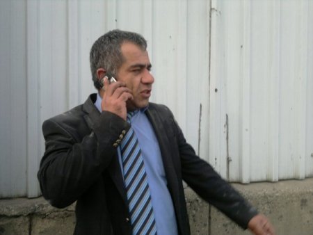 Otobüsteki yangını damacanayla söndürdüler