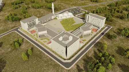 Otopark, cami ve spor sahaları olan ilk modern külliyenin temeli atılıyor
