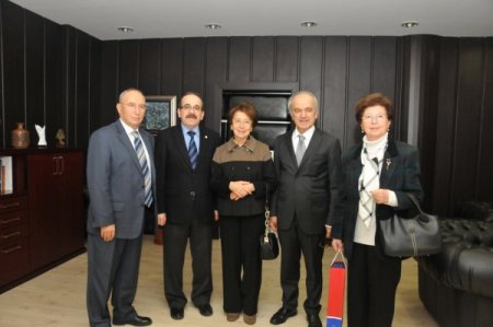 Özden İnönü Toker, OMÜ Rektörlüğü'nü ziyaret etti