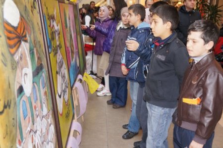 Özel Aziziye'liler, 'Mevlana ve Öğretileri' konulu sergi açtı