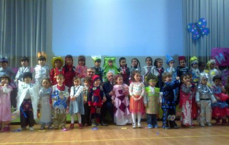 Özel Bahar Koleji'nin minikleri 'Geri Dönüşüm' defilesi yaptı