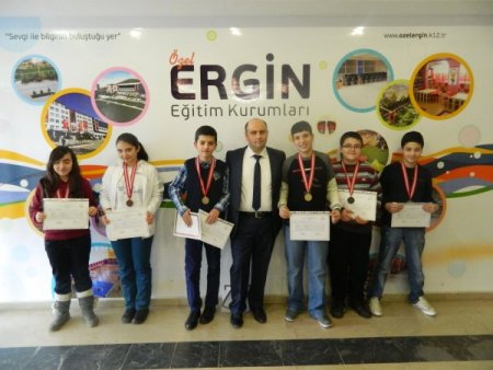 Özel Ergin Koleji öğrencileri uluslararası yarışmada 6 madalya kazandı