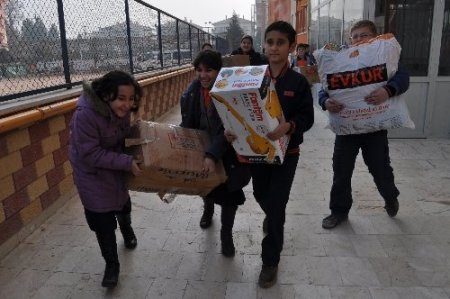 Özel Fırat İlköğretim'den Van'a Bir Tır Dolusu Yardım Gönderildi