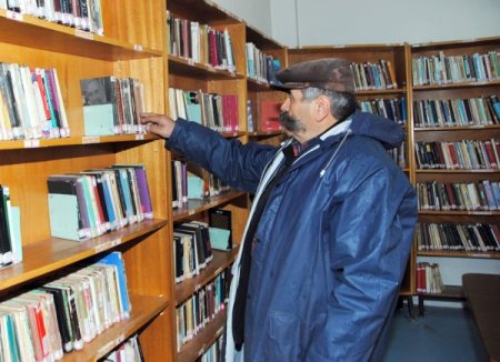 Pala Hasan, bir yılda 55 kitap okudu, örnek okuyucu gösterildi