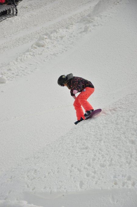 Palandöken’de snowboardçılar ölüme meydan okudu