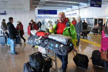 Palandöken'e sezonun ilk turist kafilesi geldi