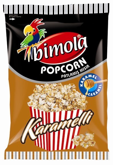 Papağan’dan Karamelli Ve Acılı Popcorn