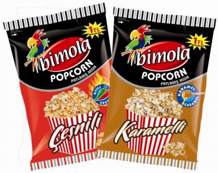 Papağan’dan Karamelli Ve Acılı Popcorn