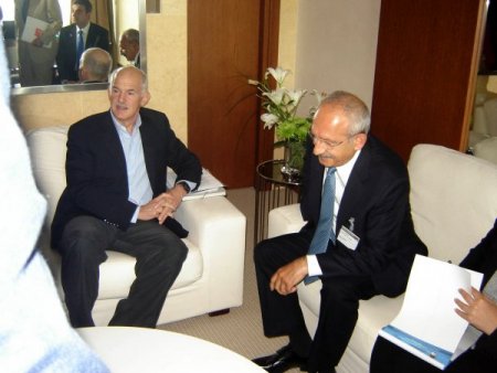 Papandreu, Kılıçdaroğlu İle Görüştü
