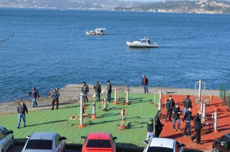 Paşabahçe sahilinde mühimmat araması (Özel)