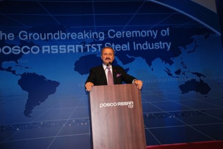 Pasco Assan Paslanmaz Çelik Fabrikası’nın Temelini İki Bakan Attı