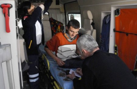 Patates işçilerini taşıyan minibüs devrildi: 11 yaralı