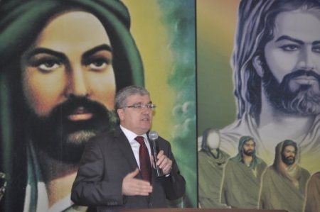 Pazarcık Cemevi'nde Alevi ve Sünni vatandaşlar bir araya geldi