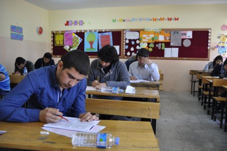 Pazarcık Fem Dershanesi'nde YGS tatbikatı