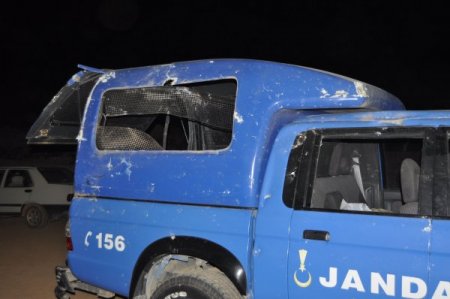 Pazarcık'ta askeri araca mayınlı saldırı: 1 yaralı (3)