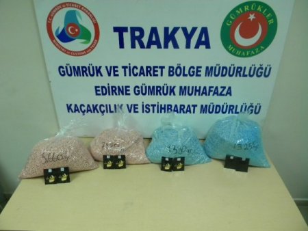 Pazarkule’de 4 milyon lira değerinde uyuşturucu hap ele geçirildi