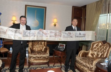 Pekin heyetinden Başkan Gökçek'e ziyaret