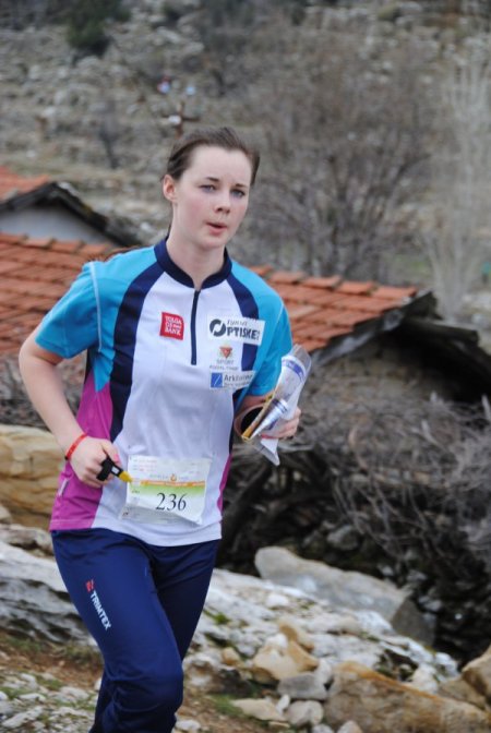 Peru'dan sonra antik kent içinde oryantiring şampiyona Türkiye'de yapıldı