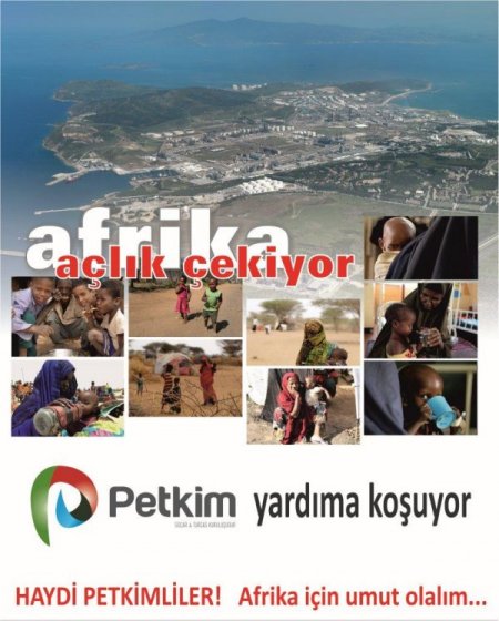 Petkim, İftar Yemeklerinin Parasını Afrika'ya Gönderiyor