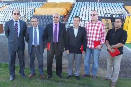 Polatlı’da şehir stadyumuna yardım edenler ödüllendirildi