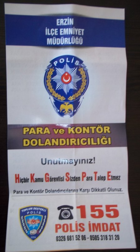 Polis, vatandaşı telefonda para ve kontör dolandırıcılarına karşı uyardı