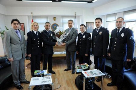 Polis Heyeti, Hekimoğlu’nu Başkanı Ziyaret Etti