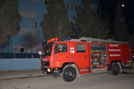 Polis merkezinde yangın paniği