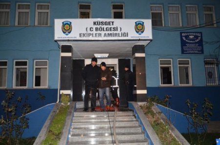 Polis merkezinde yangın paniği