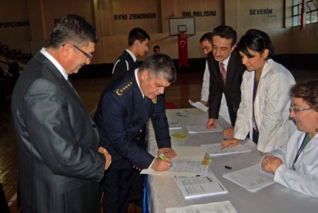 Polis Meslek Yüksekokulu öğrencileri organ bağışı yaptı