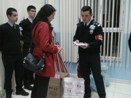 Polis okulu öğrencilerinden öğretmenlere anlamlı destek