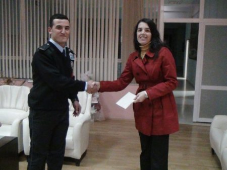 Polis okulu öğrencilerinden öğretmenlere anlamlı destek