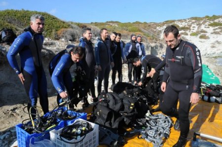 Polislere su altı dalış eğitimi verildi
