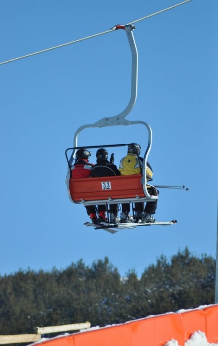 Polonyalı gazeteciler, Palandöken'de kayak keyfi yaptı